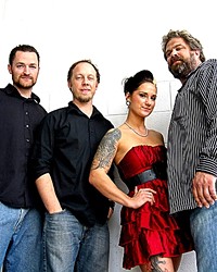 MINKA SANDWICH :  Head to Frog and Peach on Jan. 7 to see Minka (pictured) sandwiched between two Soundhouse sets.