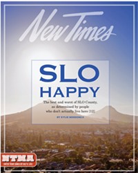 WE'RE NUMBER ...  WHATEVER: THE BEST AND WORST OF SLO COUNTY, AS DETERMINED BY PEOPLE WHO DON'T ACTUALLY LIVE HERE