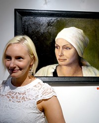 DAVID SETTINO SCOTT'S 'WOMEN' EXHIBITION DRAWS A LARGE CROWD ON JULY 3 AT STEYNBERG GALLERY
