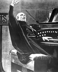 SETTING THE BAR FOR CREEPY :  Lon Chaney is the phantom in the 1925 film version of Phantom of the Opera.