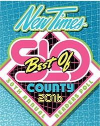 BEST OF SLO COUNTY 2016: NEW TIMES' 30TH ANNUAL READERS POLL