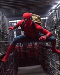 SPIDEY SENSES! Tom Holland stars as Peter Parker, mild-mannered high schooler by day, crime-fighting Spider-Man by night.