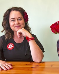 FLOWER POWER Since her mayoral campaign in 2016, SLO Mayor Heidi Harmon has been associated with a red rose that she wears every day, but the trend actually started 20 years ago.