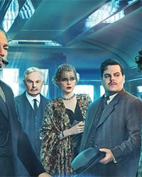 WHO DONE IT? A group of strangers on a train must figure out who among them is the murderer in Murder on the Orient Express.