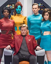 DARK TREK Meet the crew of the USS Callister in the fourth season of Netflix's Black Mirror.