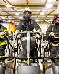 TIP TOP SHAPE In order to become a career firefighter, reserve firefighters must complete as much training as a full-time firefighter with less compensation.