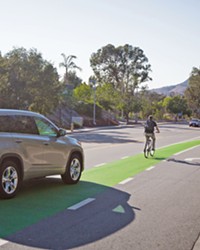 KICK THE CAN On Feb. 6, the SLO City Council delayed a decision on a two-way protected bike track on Chorro and Broad streets that would lead to the loss of 73 on-street parking spots.