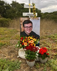 REMEMBERING LIFE After their son, Jordan Grant, died in a motorcycle accident, James and Becky Grant are asking for a change at the El Campo intersection on Highway 101.