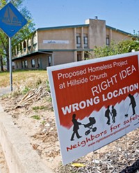 LITIGATION A dispute over who really owns the Hillside Church in Grover Beach (pictured) has spilled into court. The property is the proposed site of a future homeless services facility.