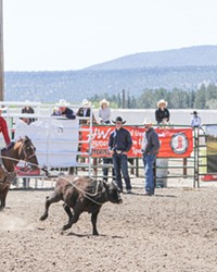 WRANGLING A IN PASSION Aimee Davis has been participating in the rodeo scene for several years now, and she continued by joining the Cuesta College rodeo team.