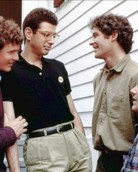 30-SOMETHINGS A group of former college friends—(left to right) Sam (Tom Berenger), Michael (Jeff Goldblum), Harold (Kevin Kline), and Nick (William Hurt)—gather after a funeral of another friend in the wonderful ensemble dramedy The Big Chill.