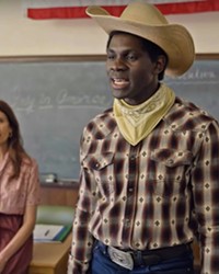 BE WHO YOU WANT TO BE International student Iwegbuna Ikeji (Conphidance) experiences racism in America but also discovers he can forge his own identity, in "The Cowboy," episode 3 of Little America, about real-life experiences in the USA.