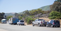 FILE PHOTO BY JAYSON MELLOM - PARKING DILEMMA SLO County is opening a safe parking program on Kansas Avenue that will require people living in their cars on public streets like Palisades Avenue in Los Osos (pictured) to relocate.