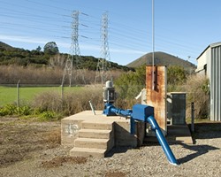 WATER, WATER EVERYWHERE:  It was a tough water year throughout the state, particularly in Morro Bay, which relies almost exclusively on dwindling supplies of water from the state. Other supplies, like the Ashurst well [pictured] are limited under pumping restrictions due to nitrate contamination. - FILE PHOTO BY STEVE E. MILLER