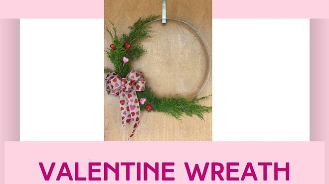Valentine Barrel Ring Wreath Making