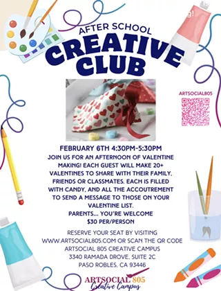 Image: Valentine Card Making with ArtSocial 805: After School Kids Creative Club