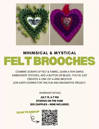 Image: Whimsical Mystical Felt Brooches
