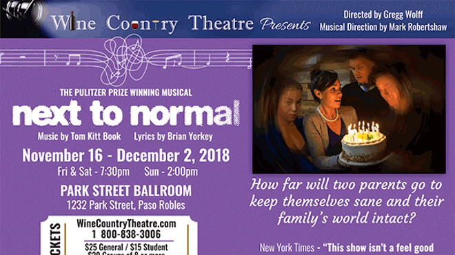 Wine Country Theatre presents Next To Normal