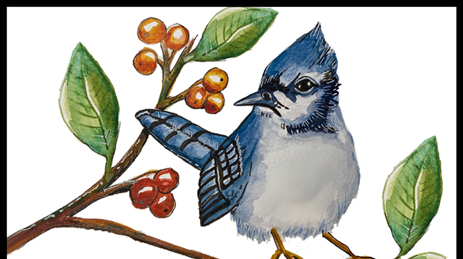Image: Winter Garden Interactive Watercolor Workshop