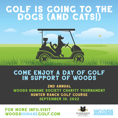 Golf for the animals at the Woods Humane Society Golf Tournament